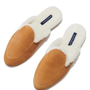 Margaux Shearling Mule - Amber